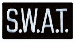 "SWAT" 4" X 2" Sew On Patch